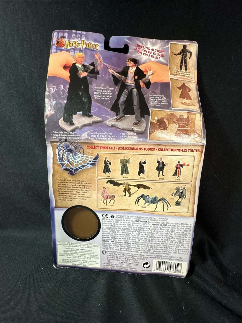 Mattel Harry Potter Action Figures Lot of 3 Dueling Club Lockhart, Lord Voldemor - Picture 8 of 8